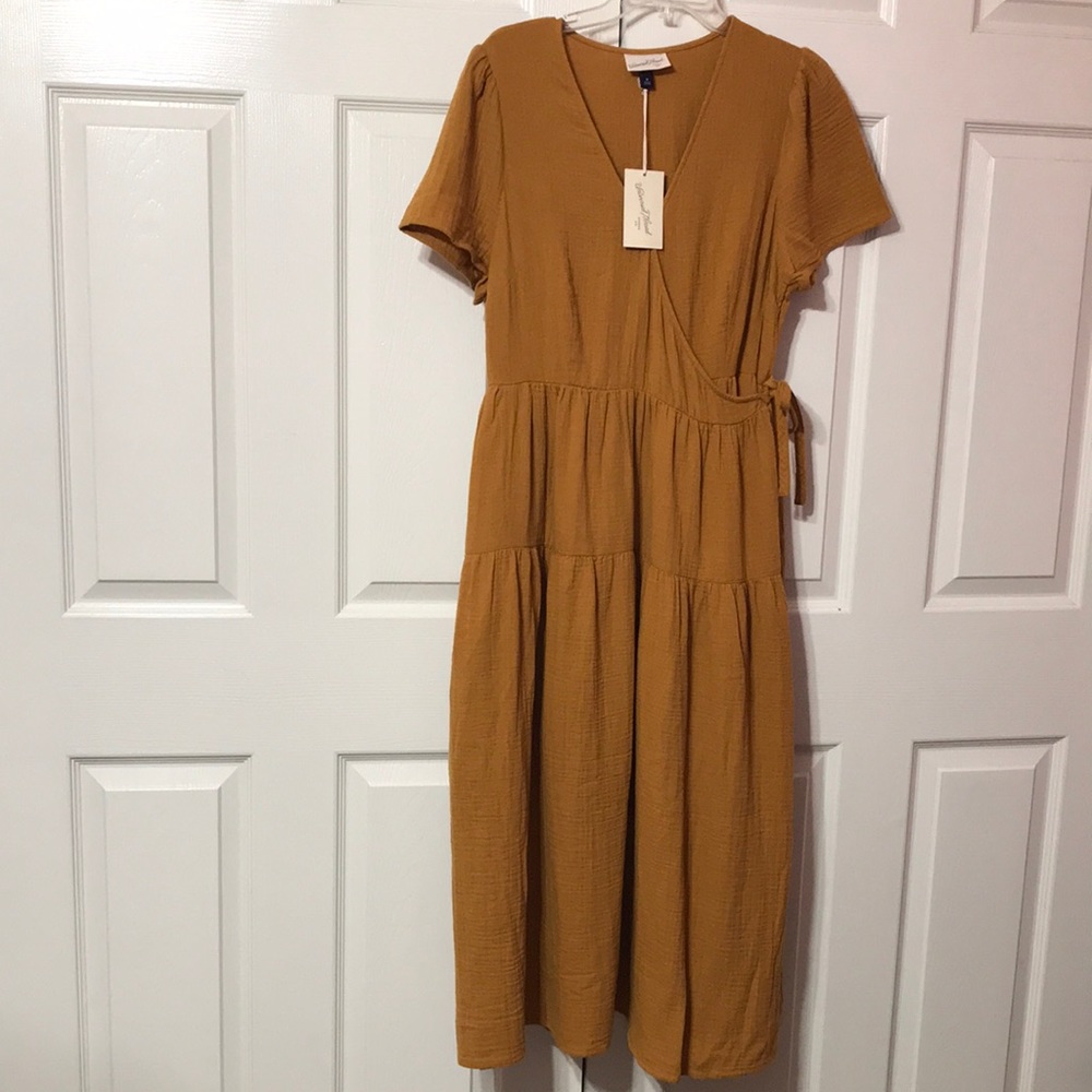UNIVERSAL THREAD Gauzy Cotton Wrap Dress NWT M